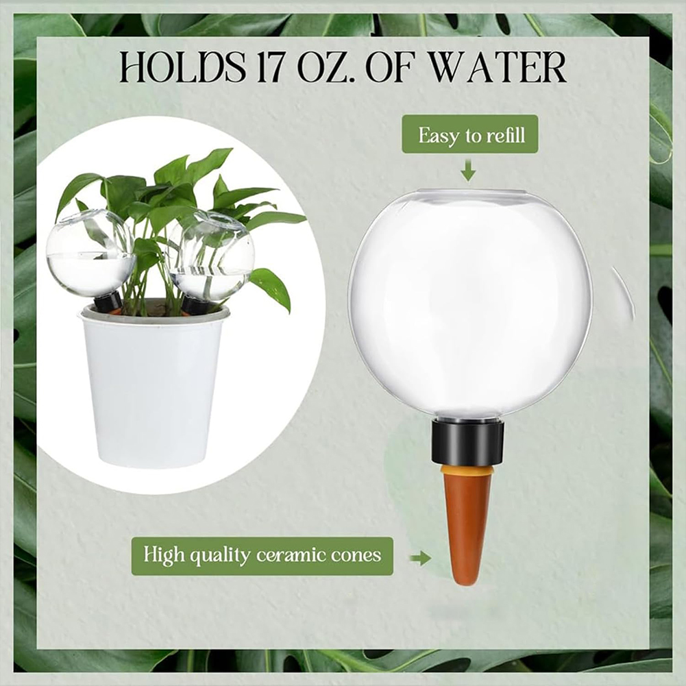 Plant Watering Globe - Sistem Irigasi Tetes Otomatis 500ML, Bola