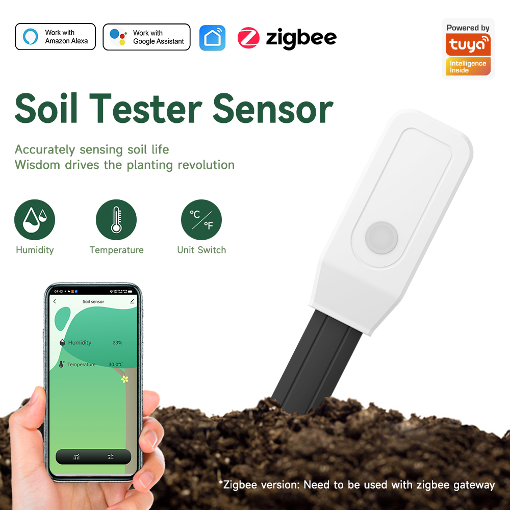 Smart Garden Monitor - Sensor Penguji Tanah Pintar, Pengukur Kelembapan