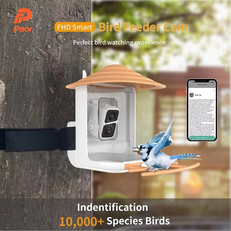 Smart Garden Ai - Pengumpan Burung Pintar AI 2L IP66