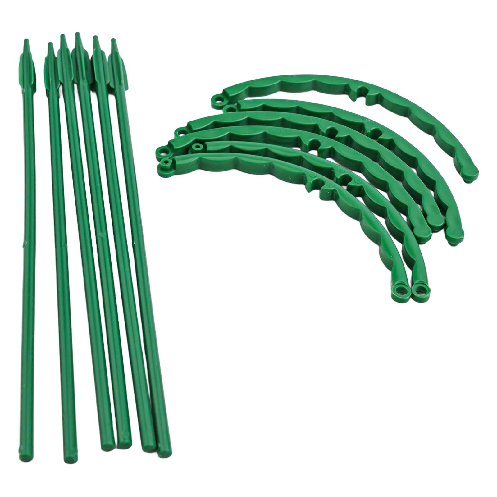 Smart Garden Trellis - Penyangga Tanaman Serbaguna, Plastik, Setengah Bulat,