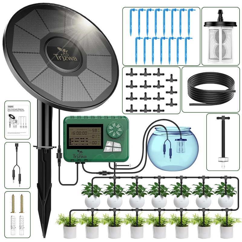 Smart Garden Watering System - Peralatan irigasi tenaga surya, peralatan irigasi