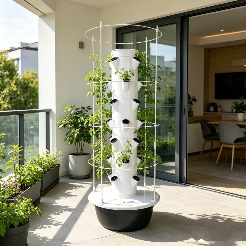 Smart Garden Trellis - Menara Hidroponik 9 Lapis untuk Menanam