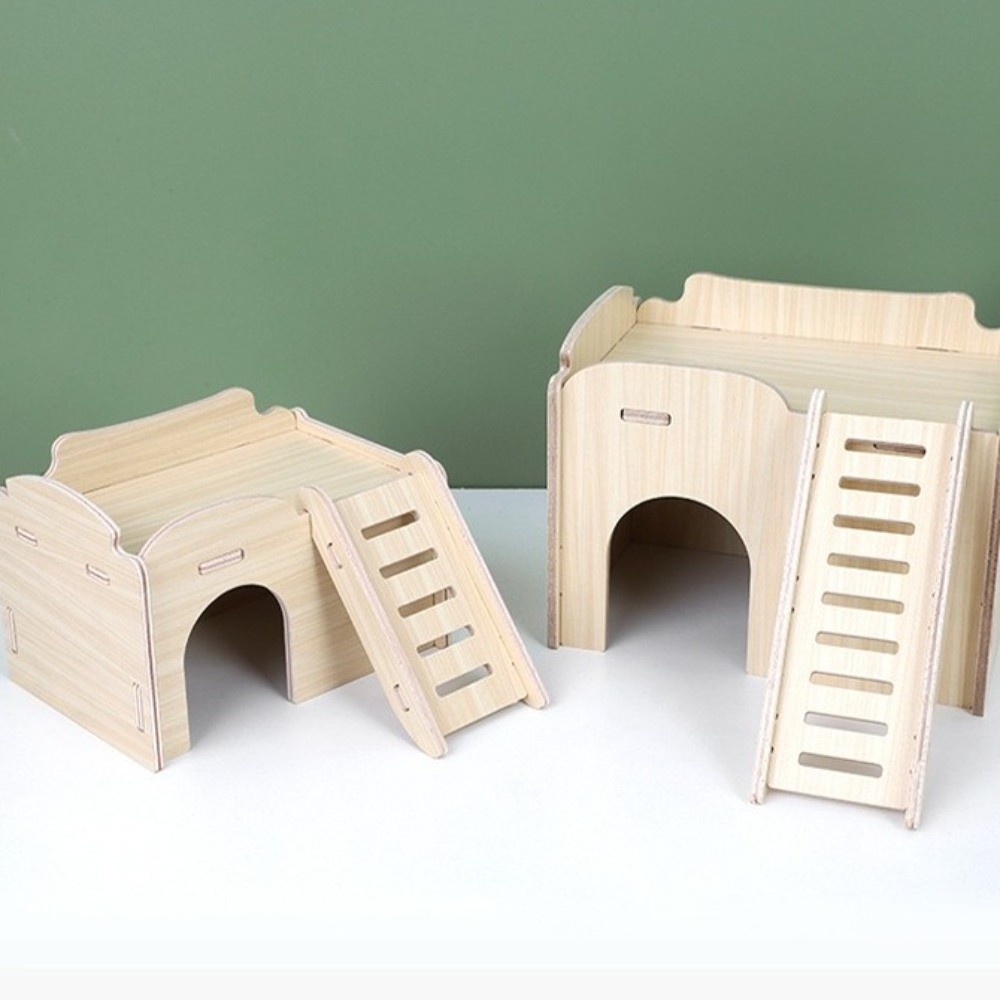 Insect Hotel Wood - Villa Hamster Kayu Baru Mudah Dipasang,