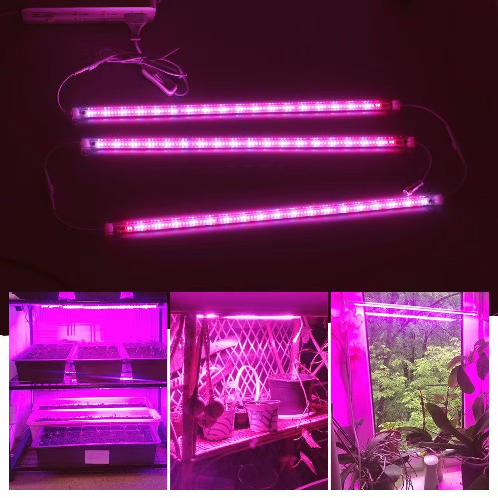 Plant Grow Light Full Spectrum - Lampu LED 12 Inci untuk Tanaman,
