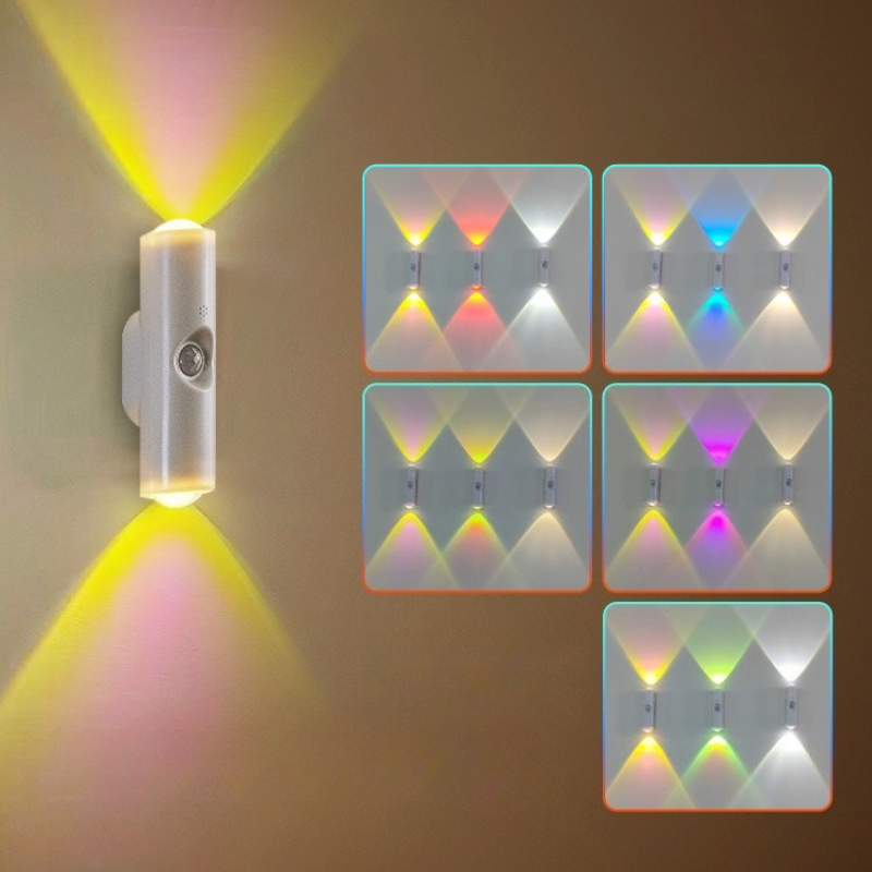 Smart Garden Outdoor - Lampu Malam Gradien RGB Pintar Sensor