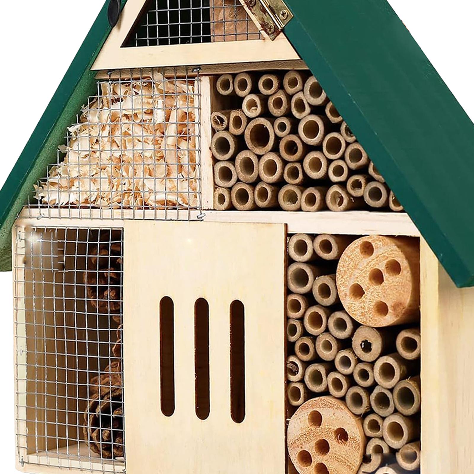 Insect Hotel Wood - Hotel Lebah Kayu untuk Kupu-kupu, Cocok