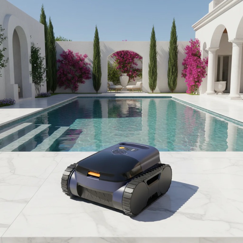 Smart Garden Ai - Pembersih Kolam Renang Robotik Tanpa Kabel