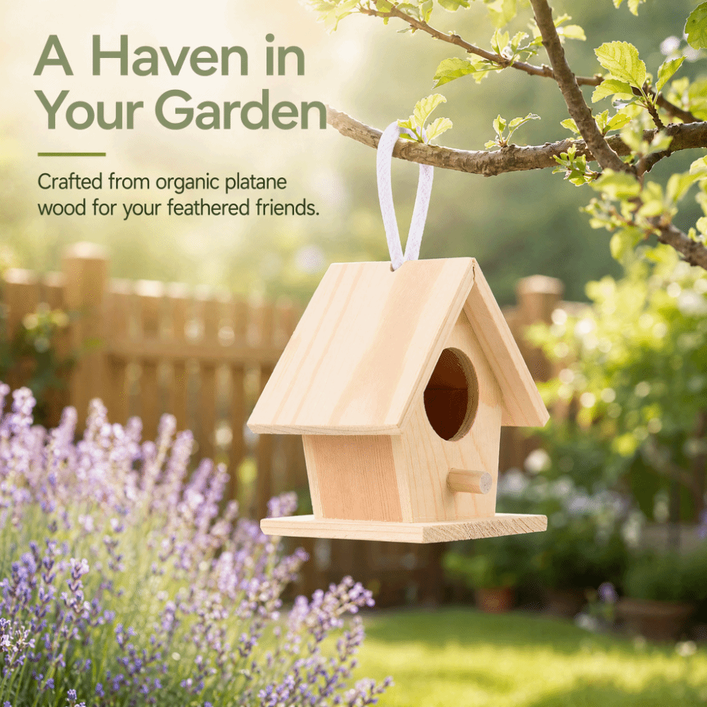 4 Buah Rumah Burung Gantung Ta - Insect Hotel Wood ulasan dan harga