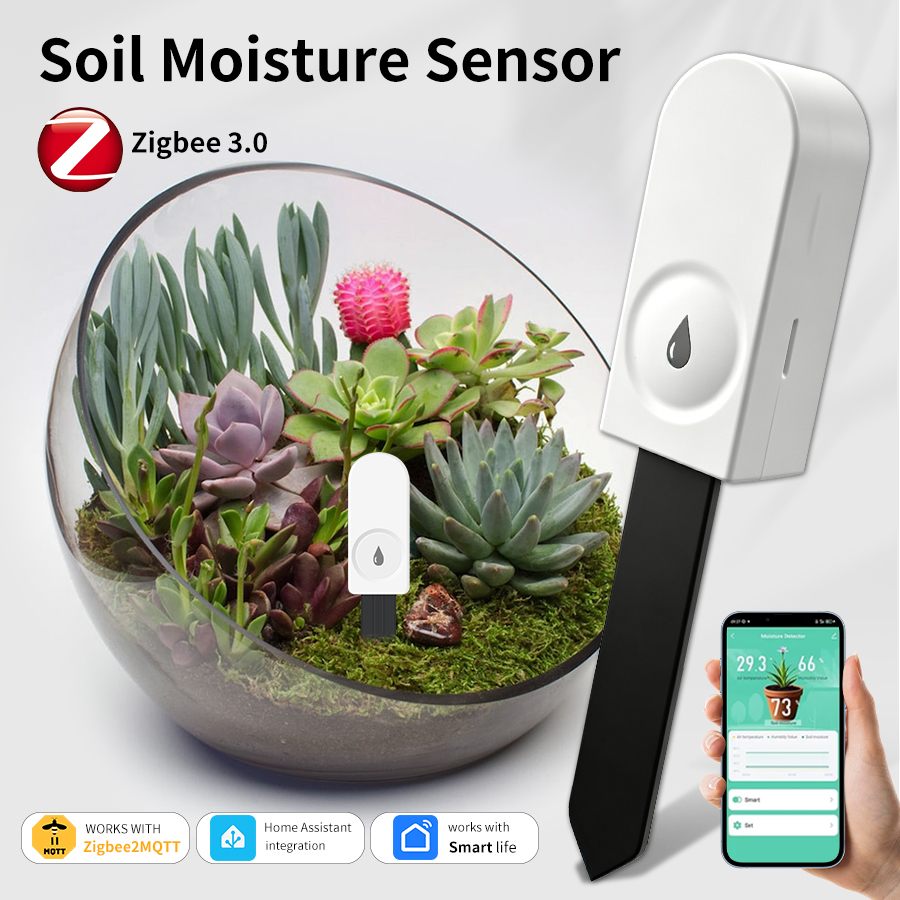 Sensor Kelembaban Tanah ZigBee - Smart Garden Monitor ulasan dan harga