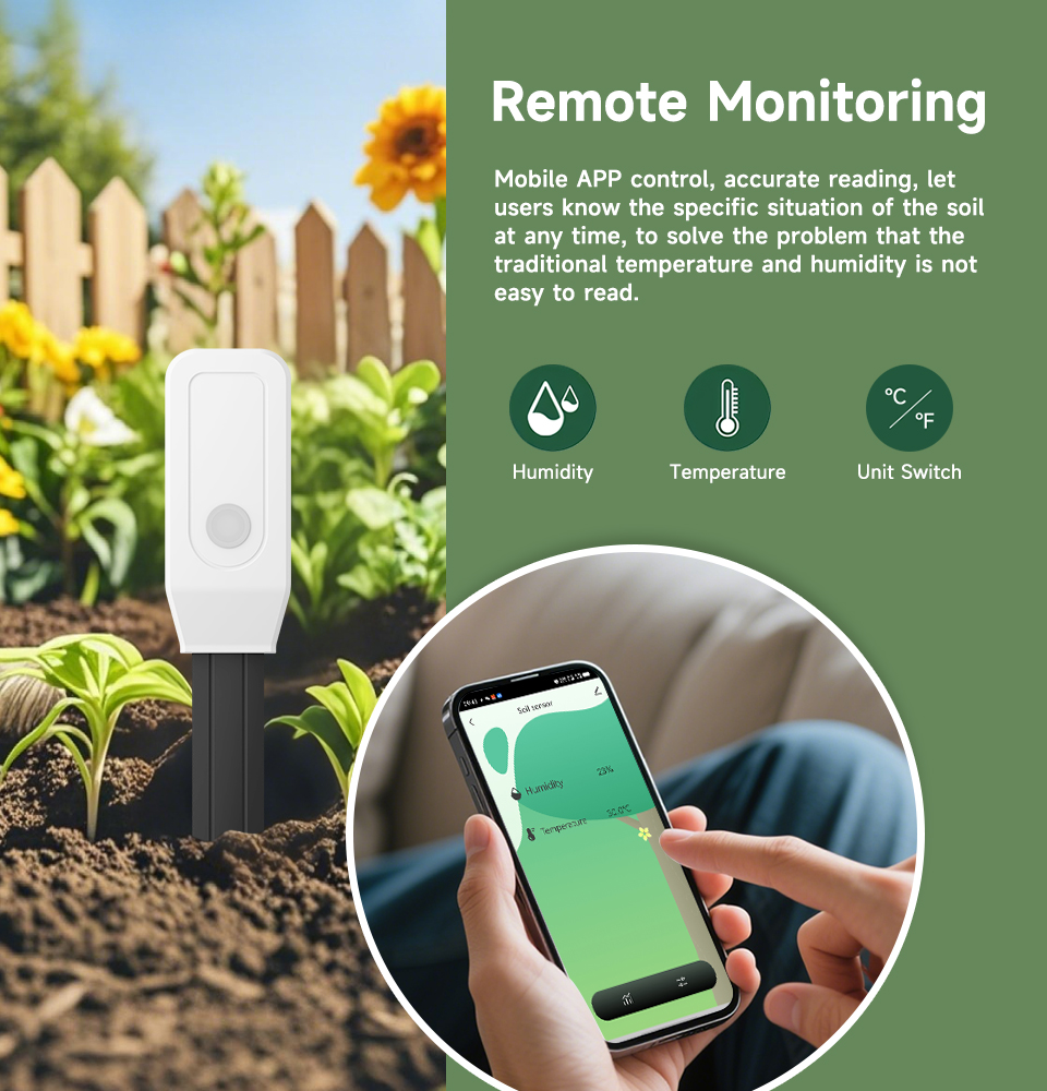 Sensor Penguji Tanah Pintar, P - Smart Garden Monitor ulasan dan harga
