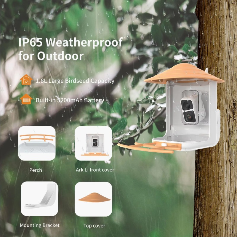 Pengumpan Burung Pintar AI 2L  - Smart Garden Ai ulasan dan harga