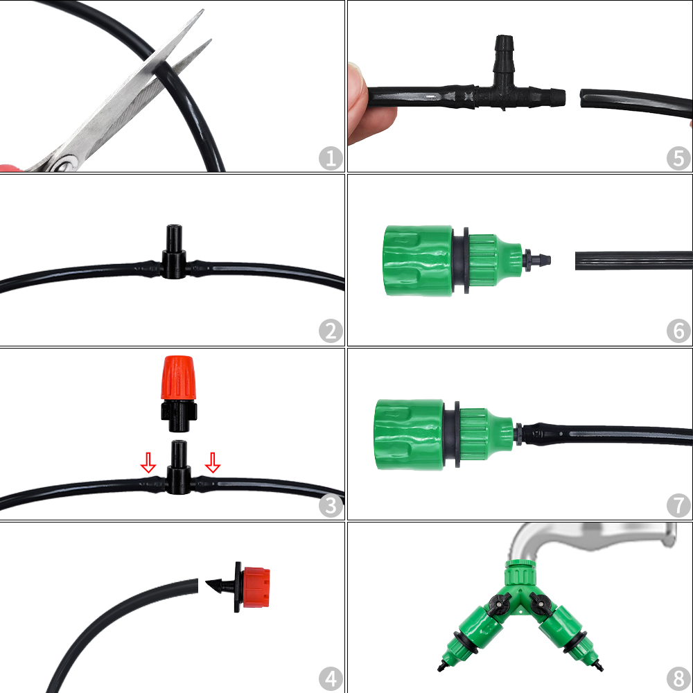 Sistem Irigasi Alat Kebun Kit  - Smart Garden Sprinkler System ulasan dan harga
