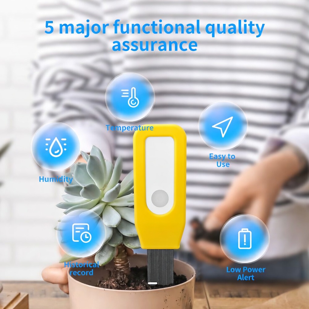 Monitor Tanah WiFi Tuya Smart  - Smart Garden Monitor ulasan dan harga