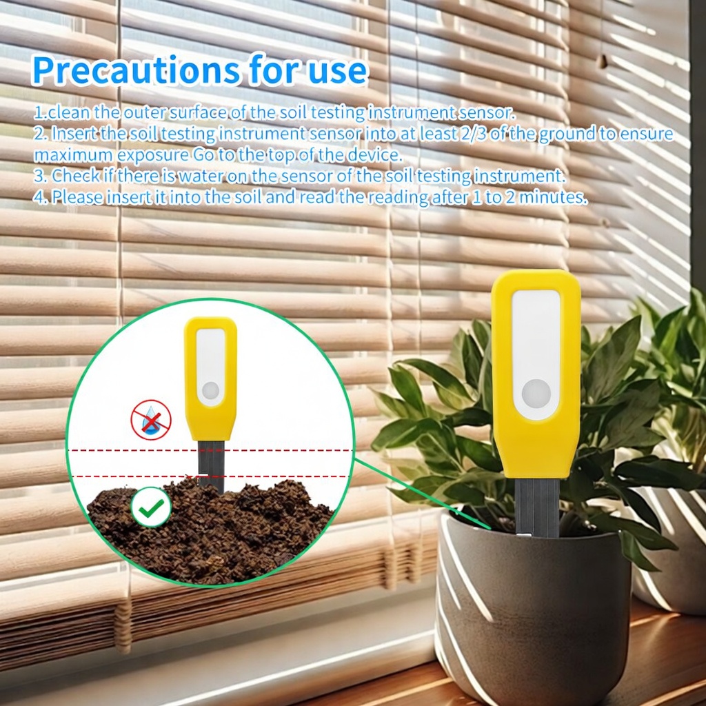 Monitor Tanah WiFi Tuya Smart  - Smart Garden Monitor ulasan dan harga