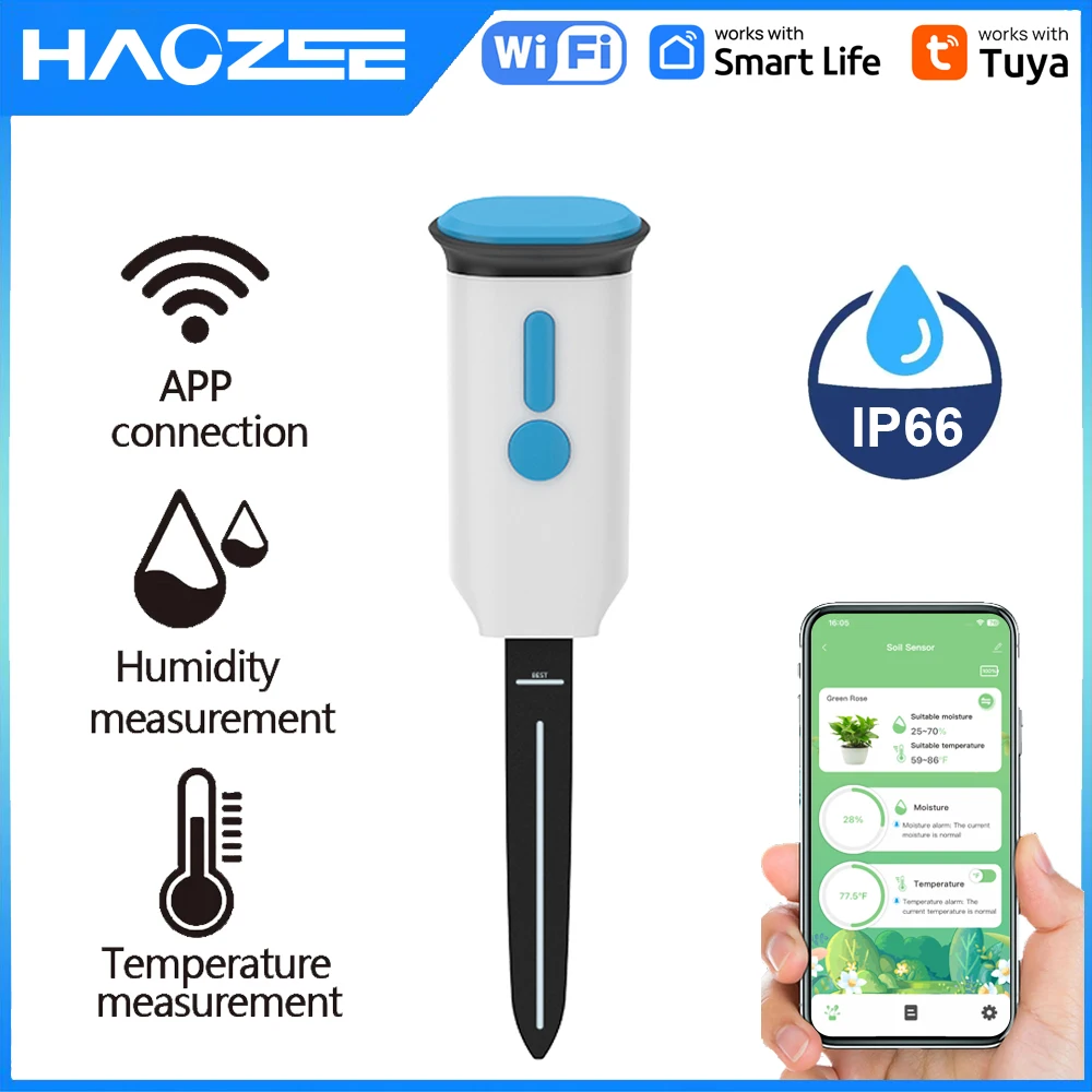 Haozee Tuya Detektor Sensor Ke - Smart Garden Monitor ulasan dan harga