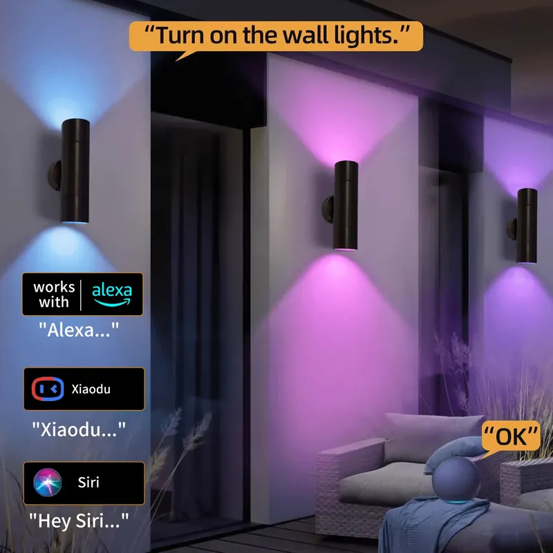 Lampu Dinding LED Luar Ruangan - Smart Garden Outdoor ulasan dan harga