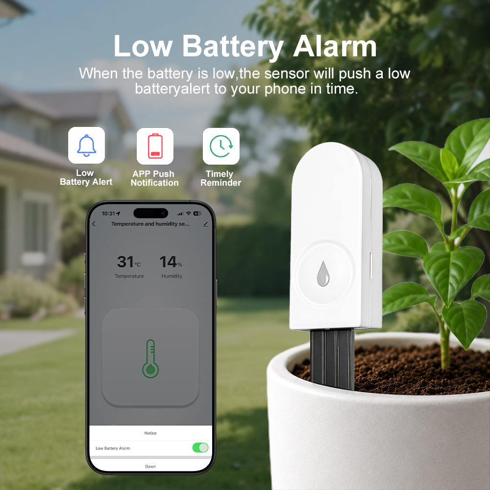 Sensor Kelembaban Tanah Zigbee - Smart Garden Outdoor ulasan dan harga