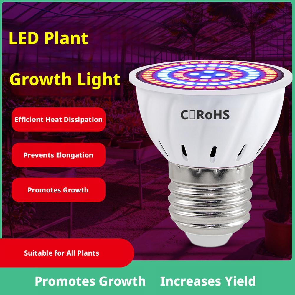 Bohlam LED Tumbuh Tanaman E27  - Plant Grow Light Full Spectrum ulasan dan harga