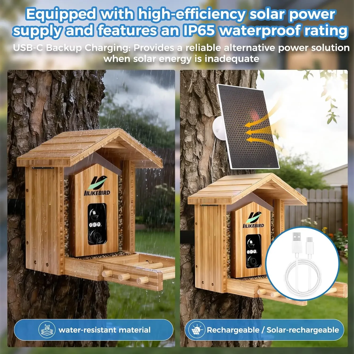 Pengumpan Burung Pintar dengan - Smart Garden Ai ulasan dan harga
