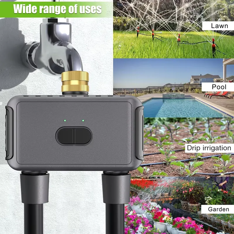 WAP01 WiFi APP Control Dual Ho - Smart Garden Watering System ulasan dan harga
