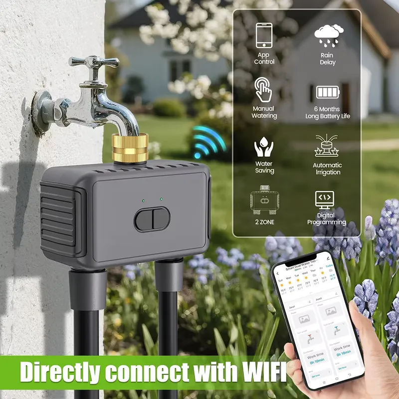 WAP01 WiFi APP Control Dual Ho - Smart Garden Watering System ulasan dan harga