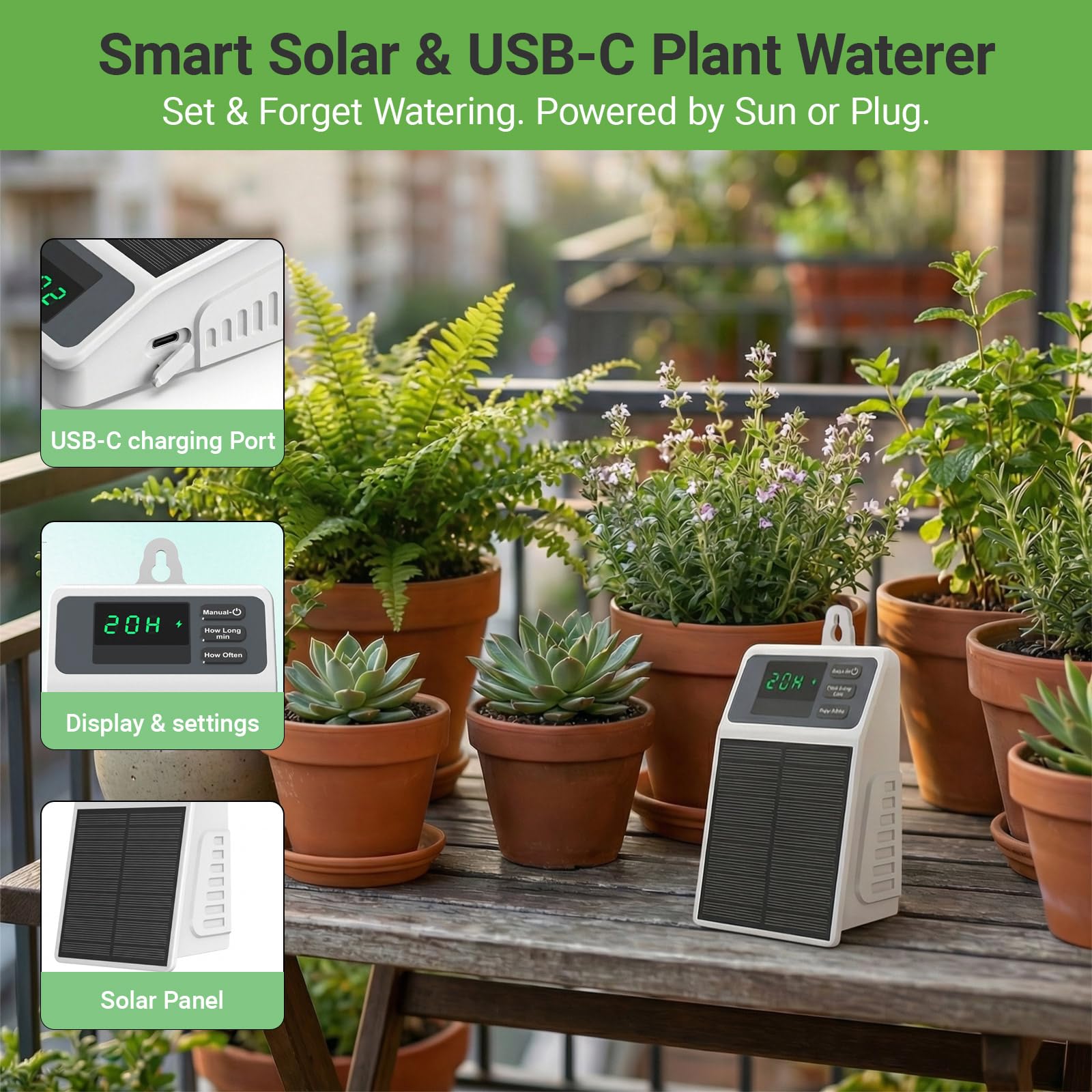 Sistem Irigasi Tetes Tenaga Su - Smart Garden Sprinkler System ulasan dan harga