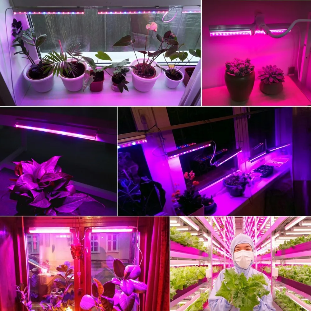 Lampu LED 12 Inci untuk Tanama - Plant Grow Light Full Spectrum ulasan dan harga