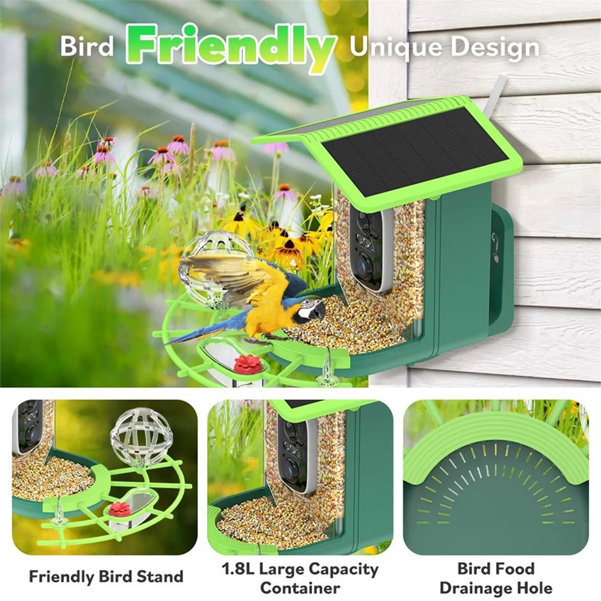 Kamera Pengumpan Burung Pintar - Smart Garden Ai ulasan dan harga