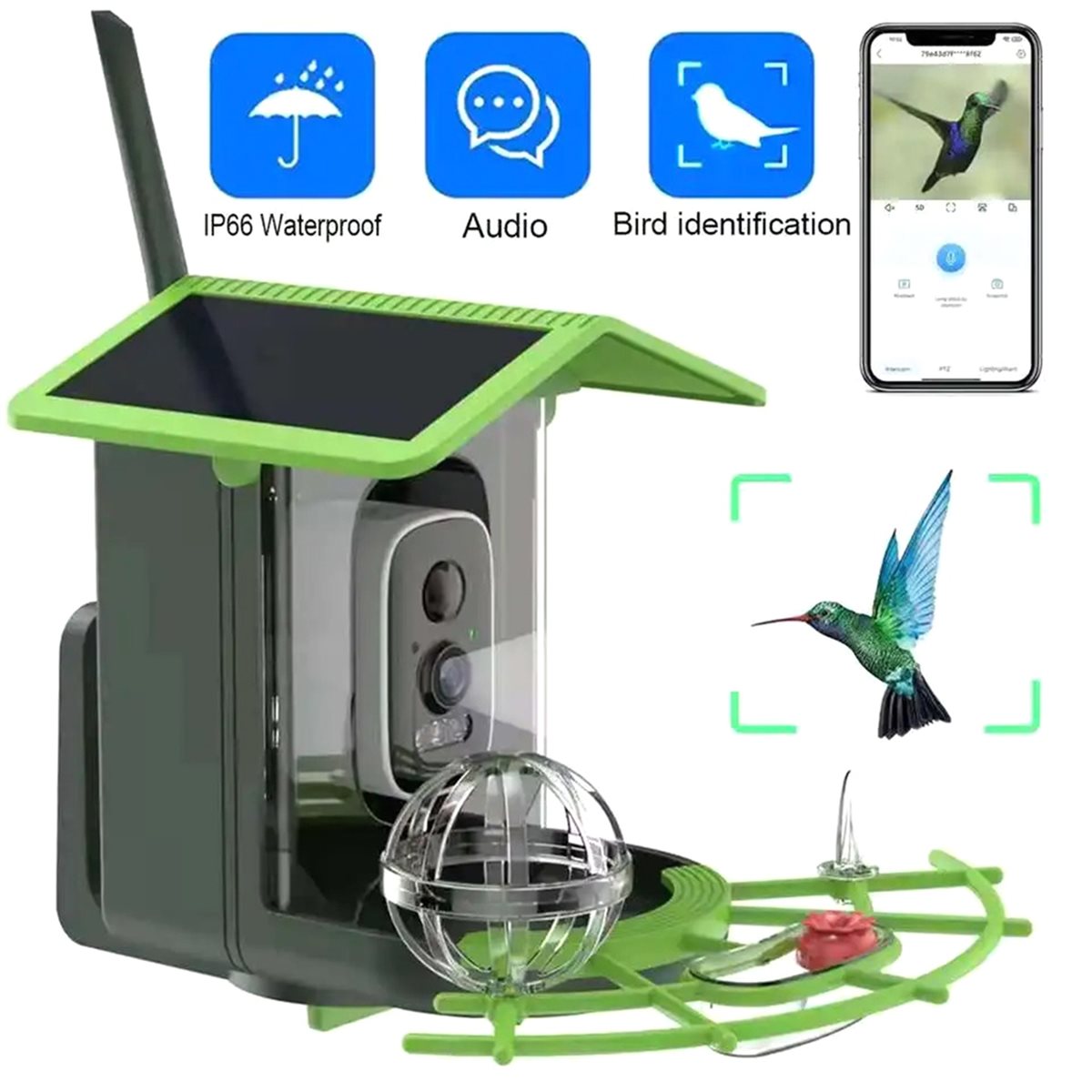 Kamera Pengumpan Burung Pintar - Smart Garden Ai ulasan dan harga
