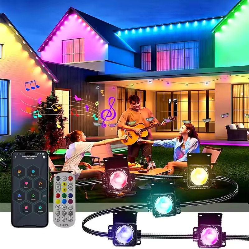 Lampu Atap Pintar RGBIC 15M/30 - Smart Garden Outdoor ulasan dan harga