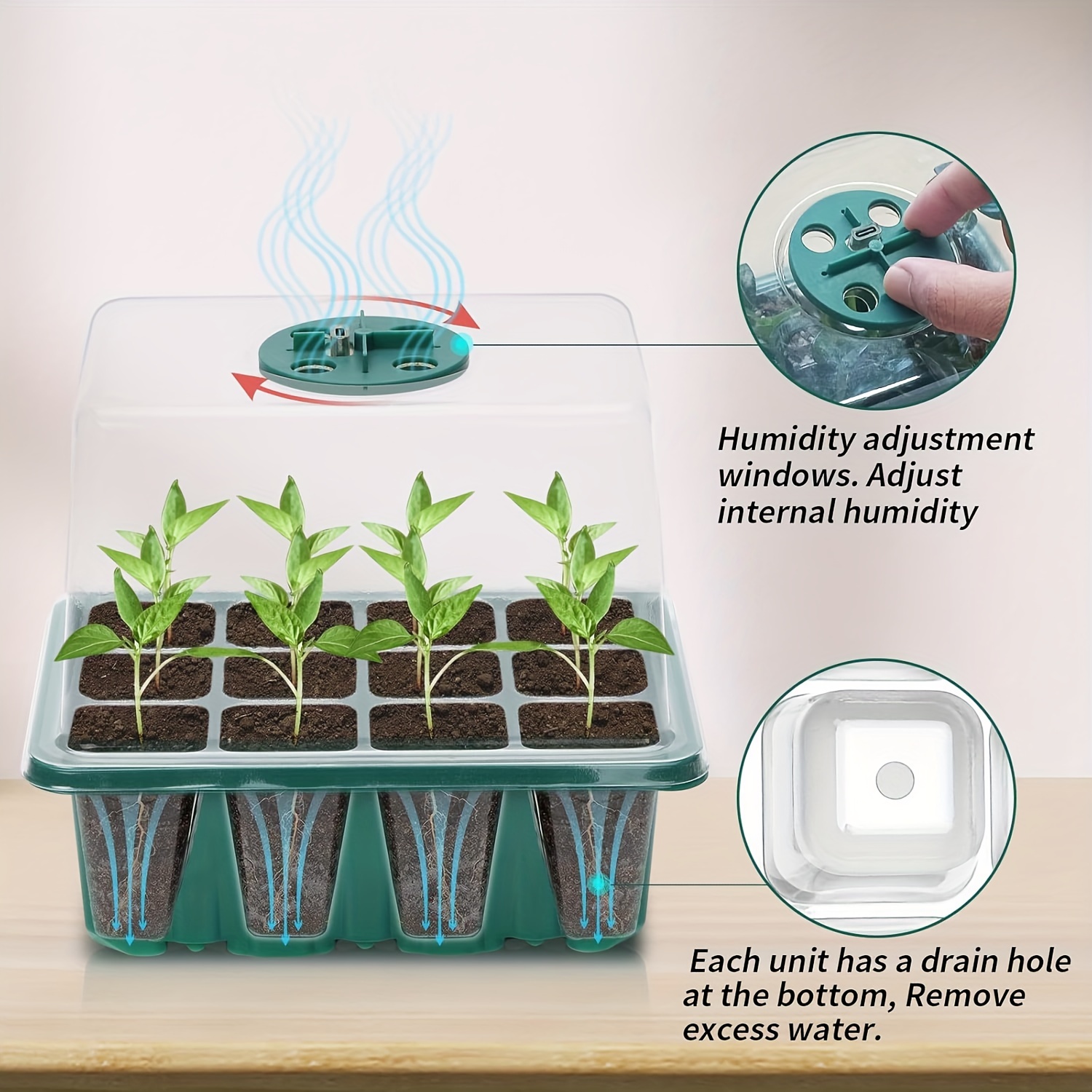 Kit Pemula Bibit - 1/2/3 Set,  - Plant Grow Light Full Spectrum ulasan dan harga