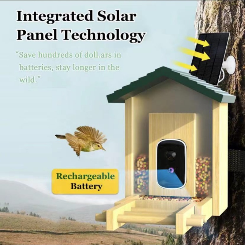 Pengumpan Burung Kayu Bambu de - Smart Garden Ai ulasan dan harga