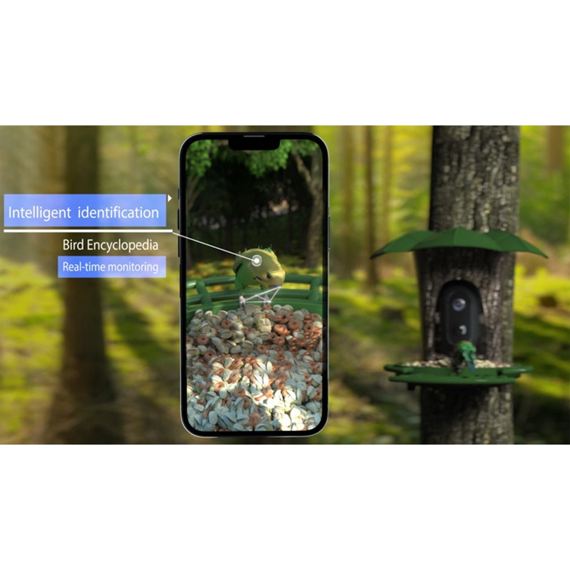 Pengumpan Burung Pintar Tenaga - Smart Garden Ai ulasan dan harga