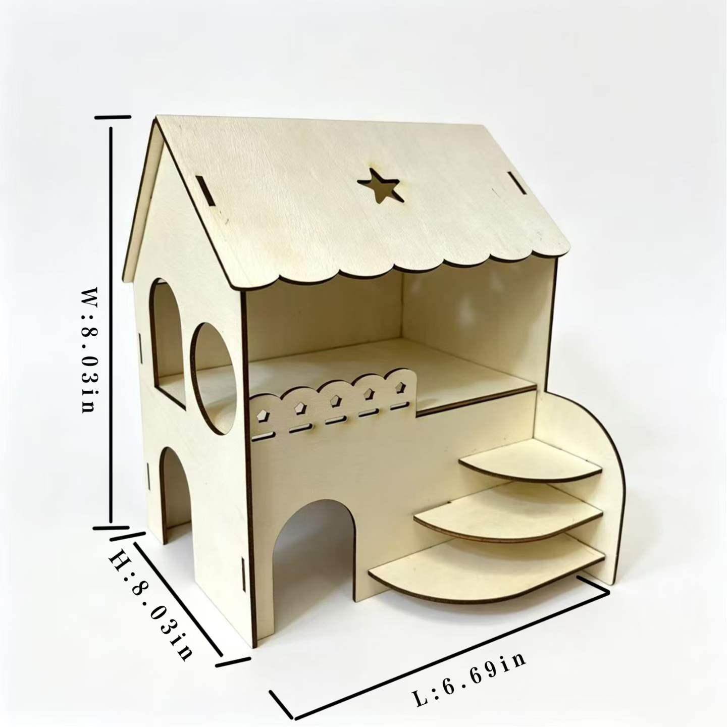 Rumah Kayu Dua Lantai untuk Ha - Insect Hotel Wood ulasan dan harga