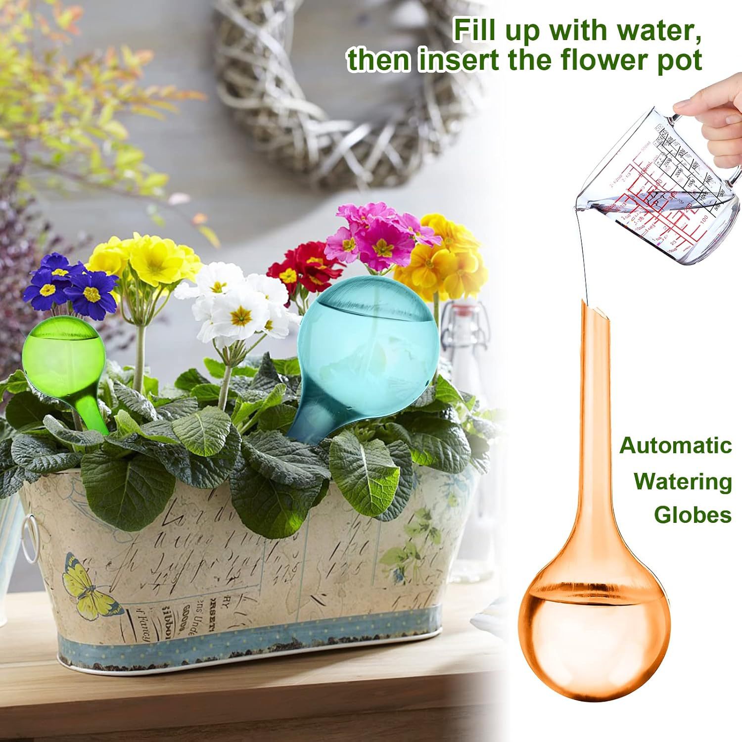 4 Buah Bola Penyiram Tanaman O - Plant Watering Globe ulasan dan harga