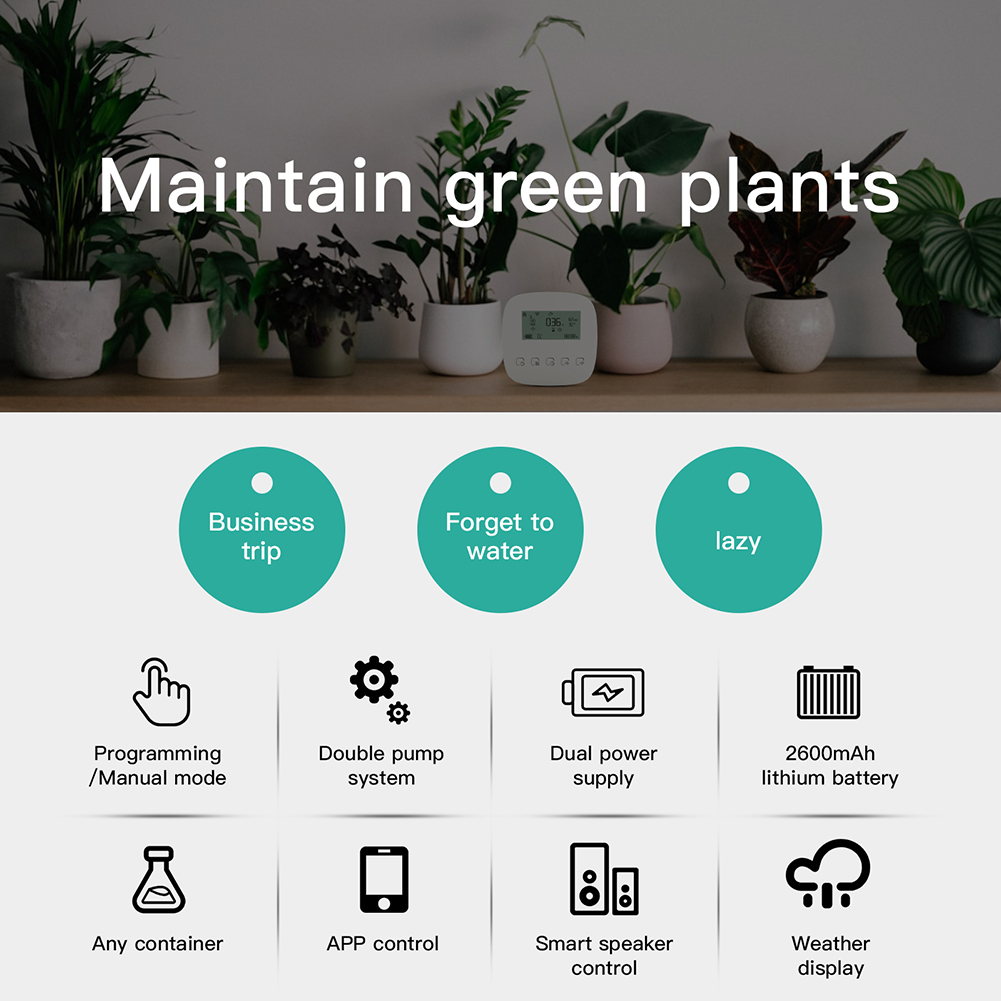 Mesin Penyiraman Pintar WiFi T - Smart Garden Watering System ulasan dan harga