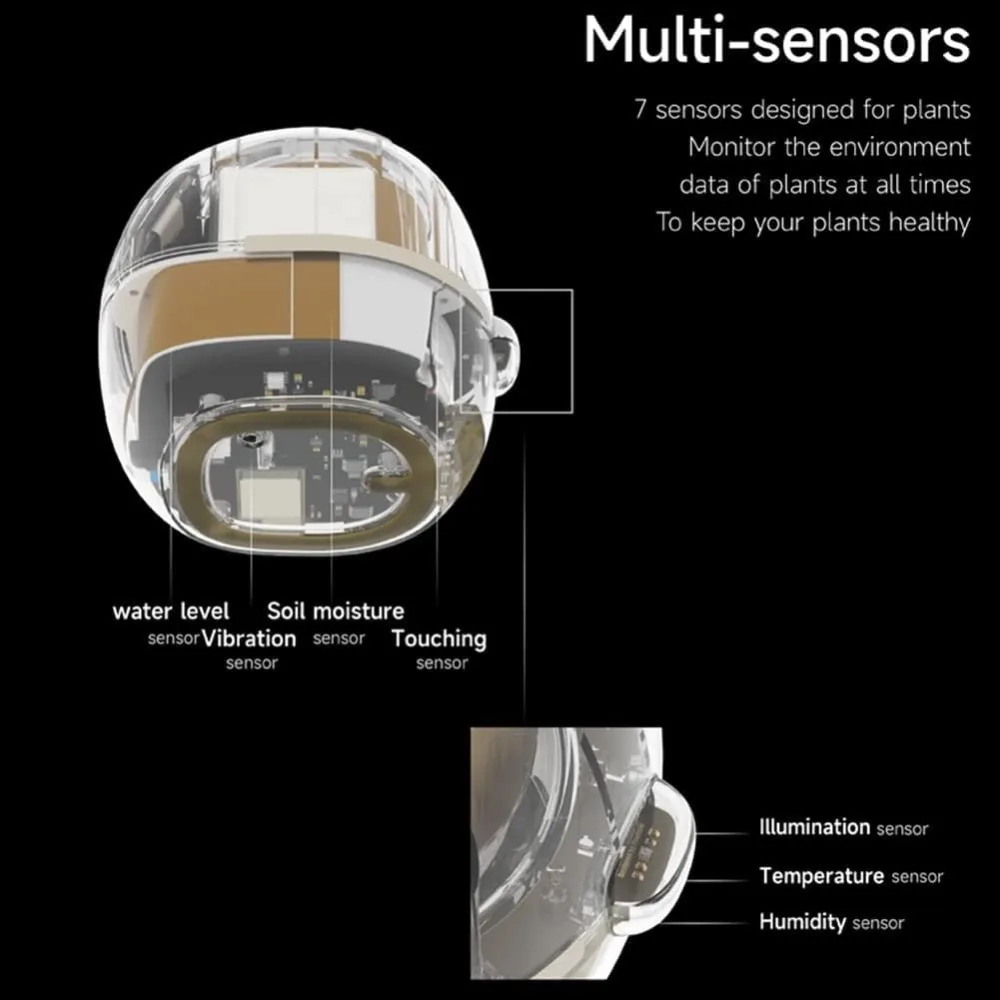 Pot Bunga Pintar dengan Chip A - Smart Garden Ai ulasan dan harga