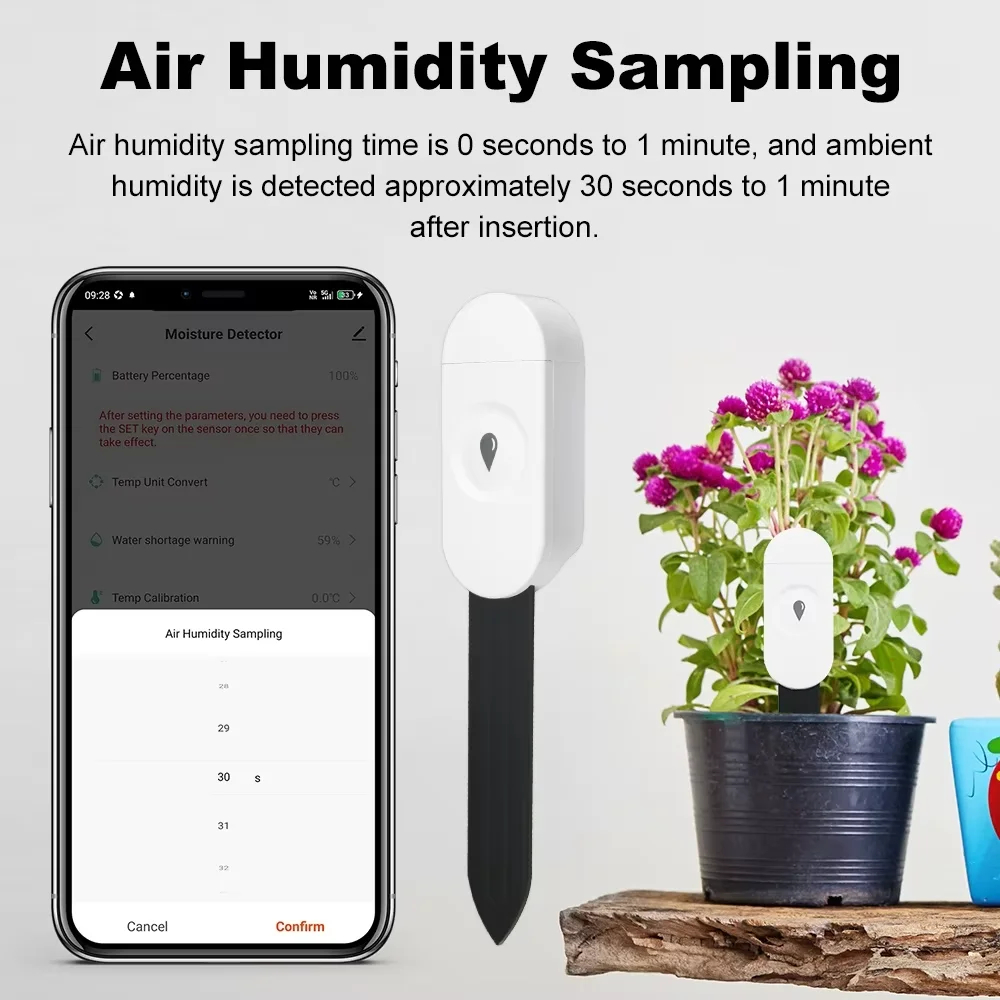 Detektor Kelembapan Suhu Zigbe - Smart Garden Monitor ulasan dan harga