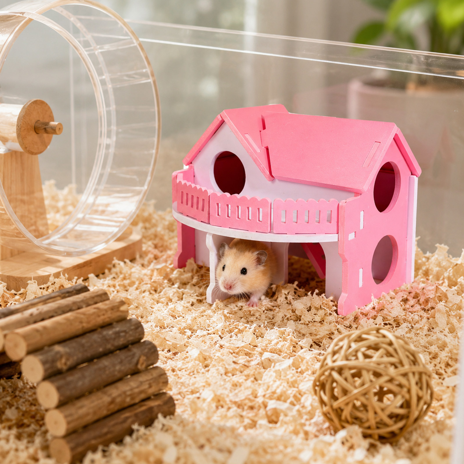 Rumah Hewan Peliharaan Lucu da - Insect Hotel Wood ulasan dan harga